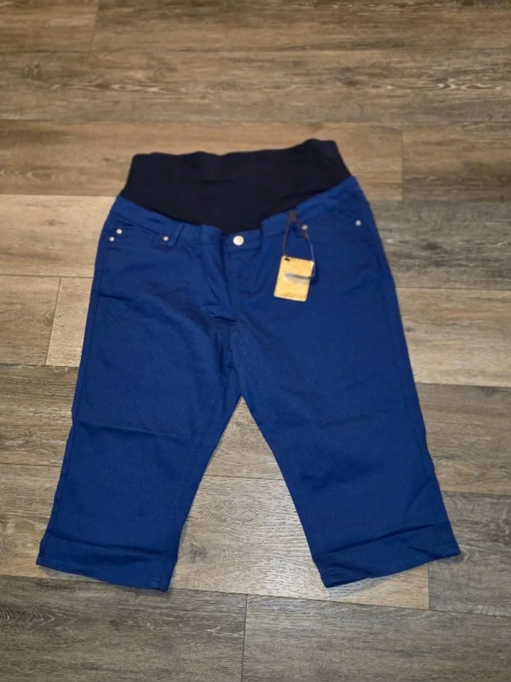 Hybrid & Company Women's 2X Maternity Capri Pants New w/ Tags - Picture 1 of 4